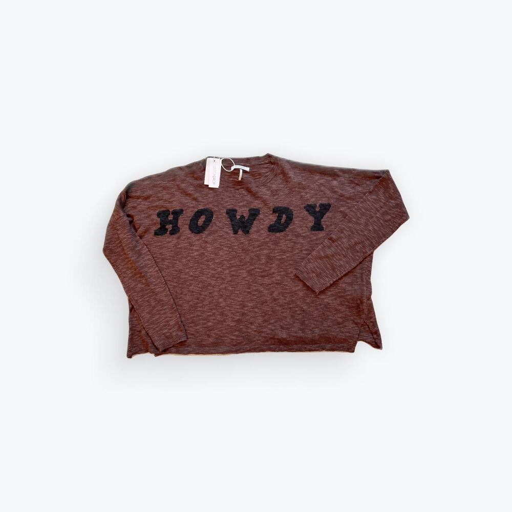 NEW STITCHDROP sandcastle howdy in brown/blk